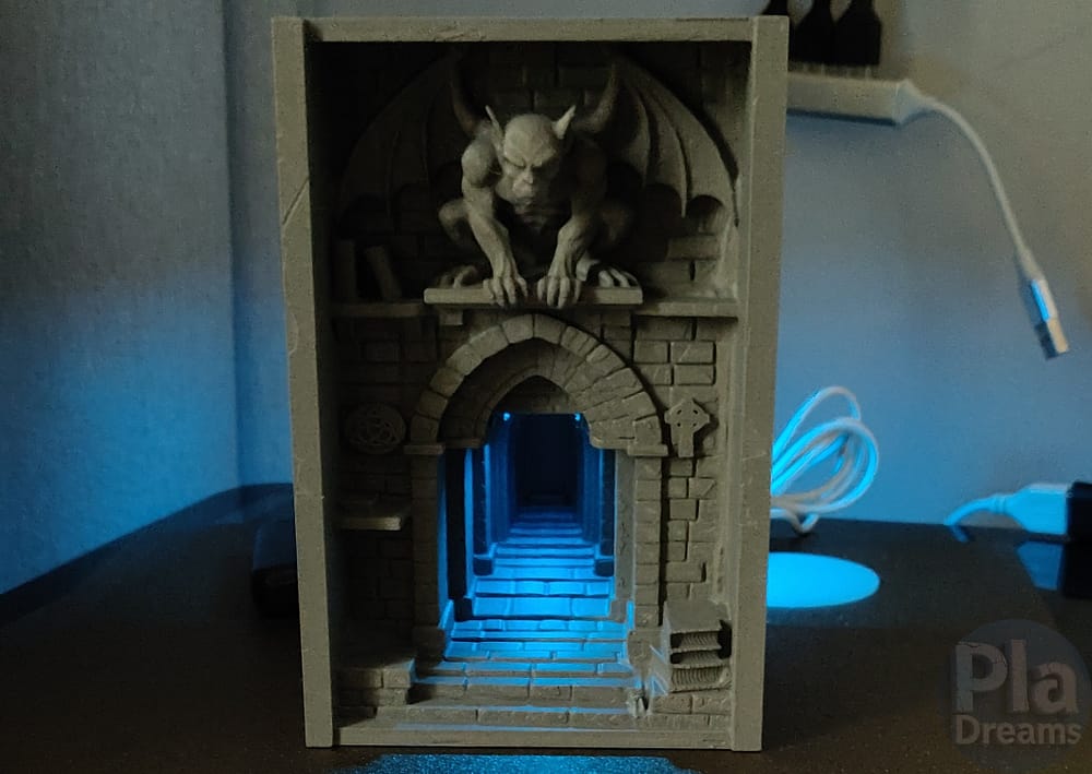 Book Nook Gargoyle Theme Miniature Display for Collectors and Readers - Image 6