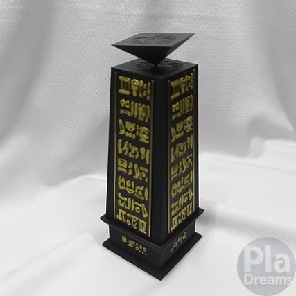Egyptian Obelisk Sculpture Anti-Gravity Floating Art