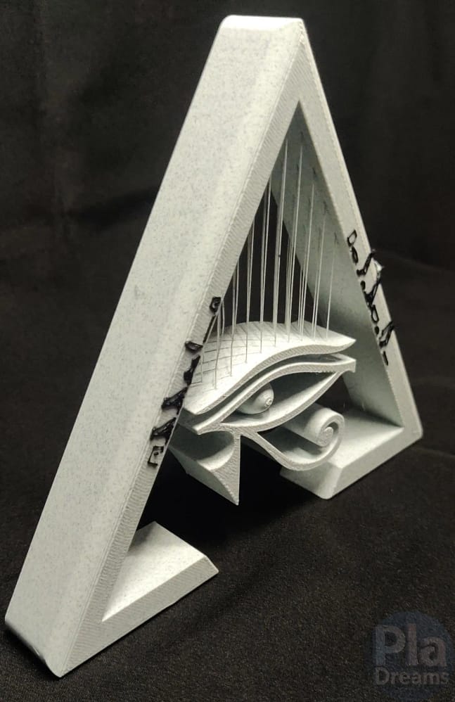 Eye of Horus Sculpture, Floating Illusion Art, Mystical Home Decor, Unique Gift for Egypt Enthusiasts - Image 3